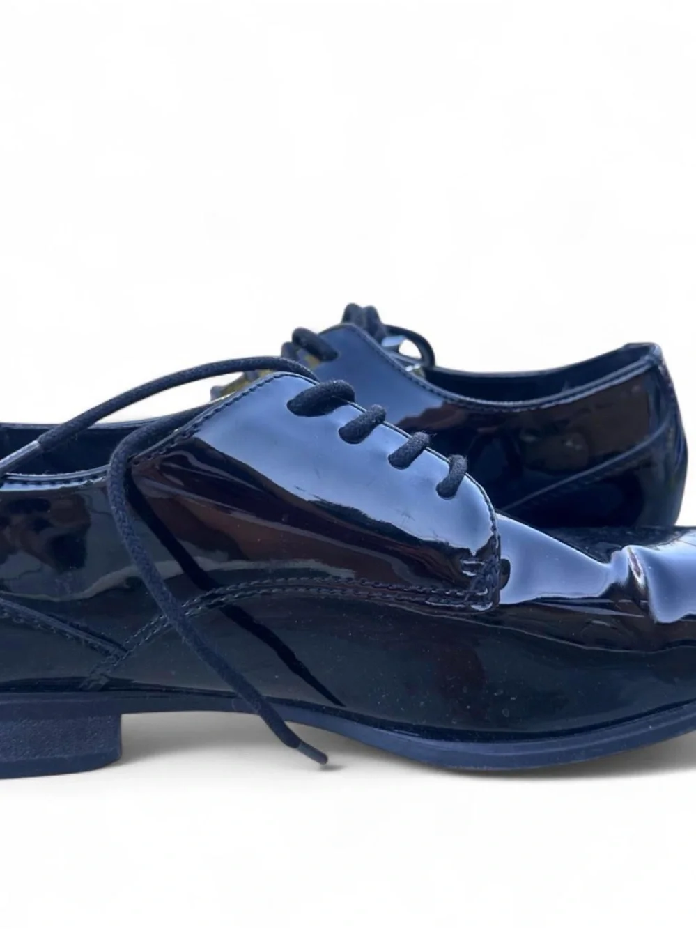 Calvin Klein shiny patent